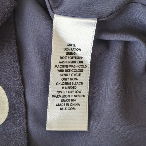 Crown & Ivy Petite 6 shift mini dress black white floral mod - Picture 10 of 13